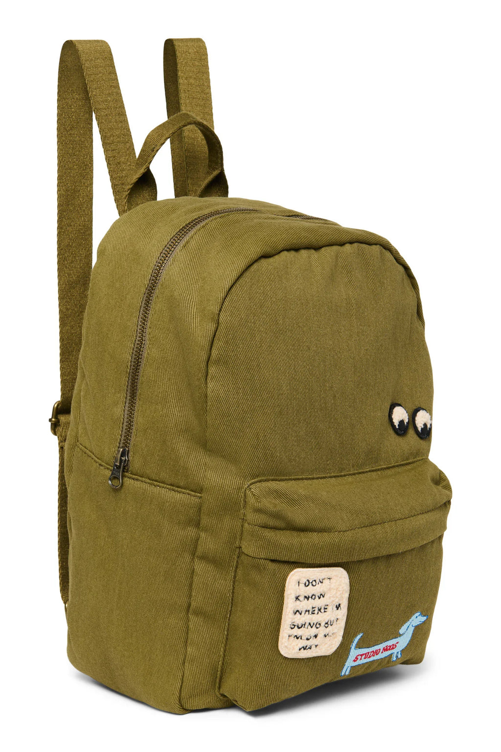 Studio Noos Backpack Midi | Evergreen Cotton Twill