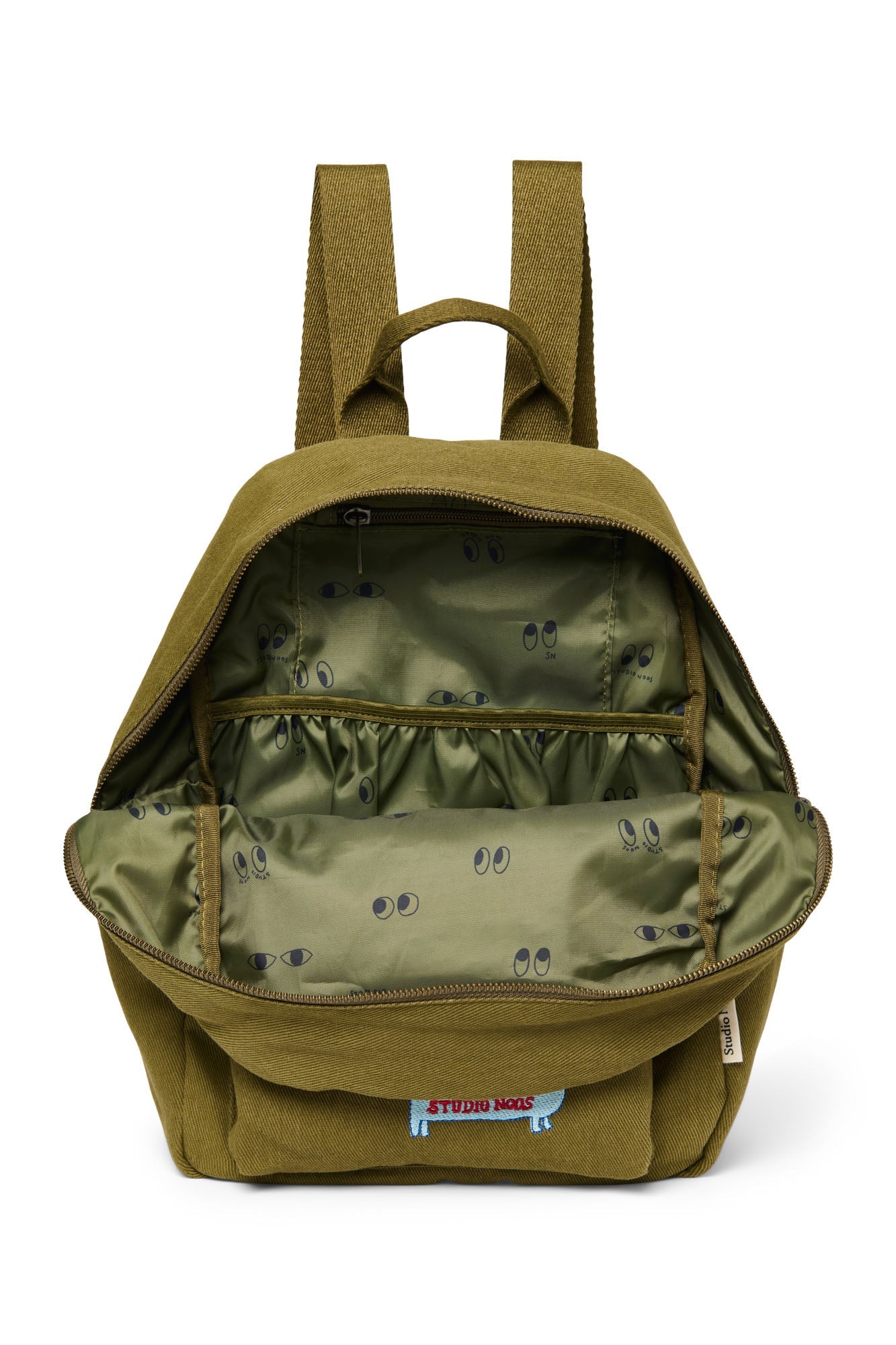 Studio Noos Backpack Midi | Evergreen Cotton Twill