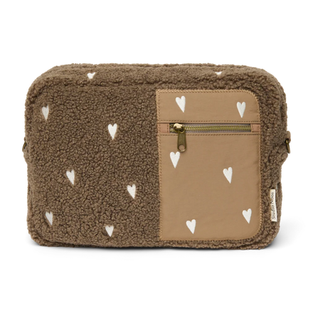 Studio Noos Teddy Buggy Organizer | Brown Teddy Hearts