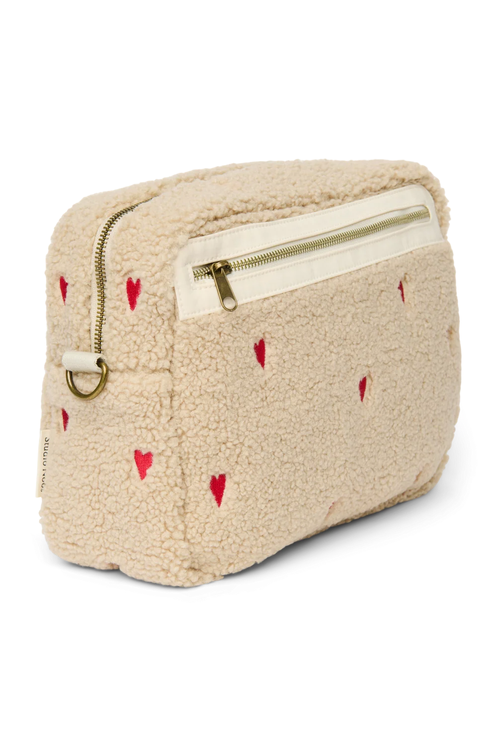 Studio Noos Teddy Buggy Organizer | Ecru Teddy Hearts