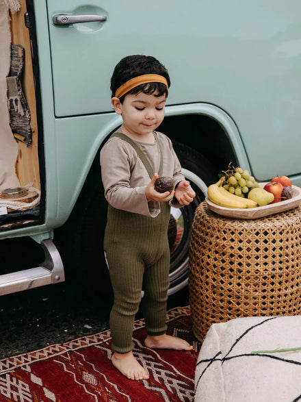 Silly Silas Broekkousen Footless Zonder Voetjes | Olive