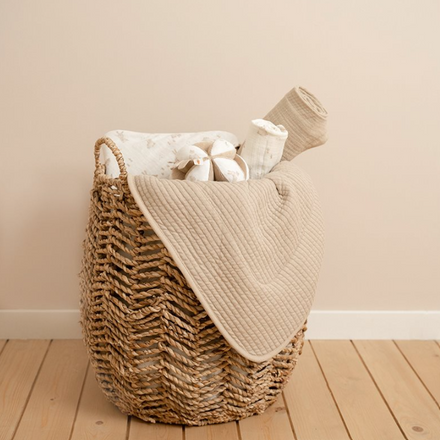 * Little Dutch Boxkleed 80 x 100cm Pure Beige | Beige