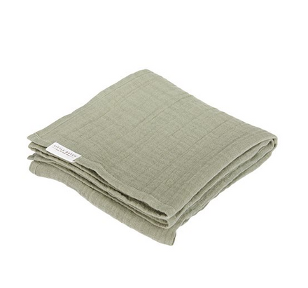 * Little Dutch Swaddle Hydrofiele Doeken 120x120cm | Olive
