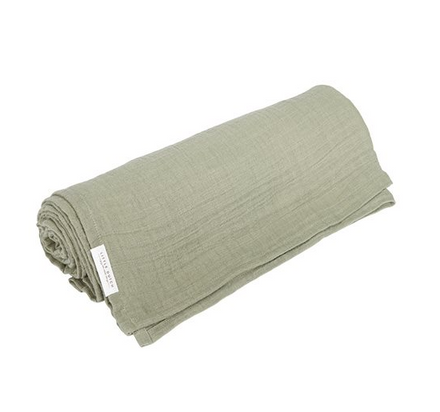 * Little Dutch Swaddle Hydrofiele Doeken 120x120cm | Olive