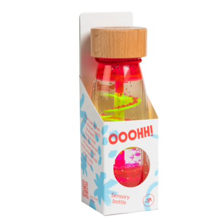 Petit Boum Sensorische Fles | Spiraal Roze