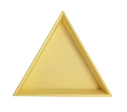 Grennn Inlegdriehoekje 'mandigo' Pastel Geel