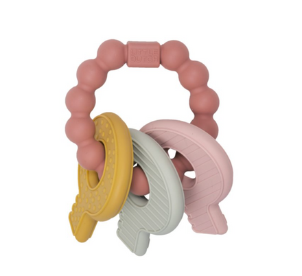 Little Dutch Bijtspeeltje Sleutelbos | Roos