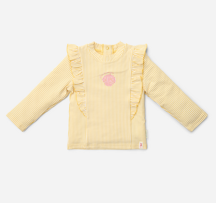 * Little Dutch UV Zwemshirt Lange Mouwen Ocean Treasures Yellow