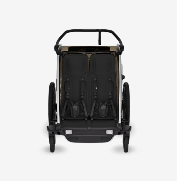 Thule Chariot Cross 2 Dubbelzits Multisport-Fietstrailer Dubbel | Licht Kaki