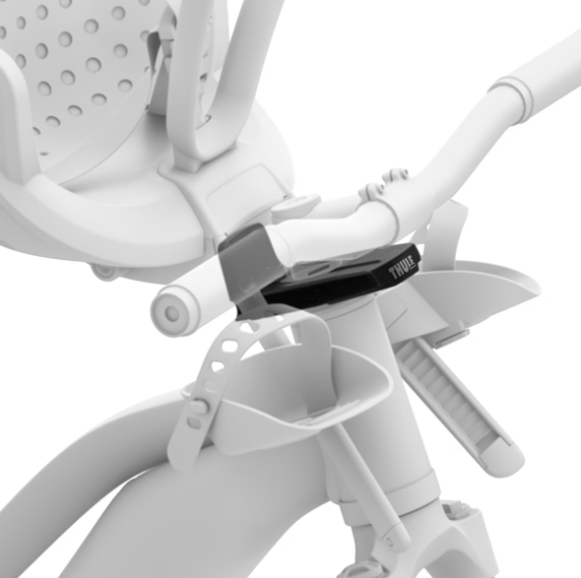 Thule Yepp Adapter Fietsstoel Voorop | Zwart