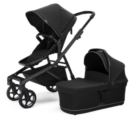 Thule Sleek 2 Stadskinderwagen Met Reiswieg | Black On Black - PRE ORDER LEVERING VANAF JANUARI 2026