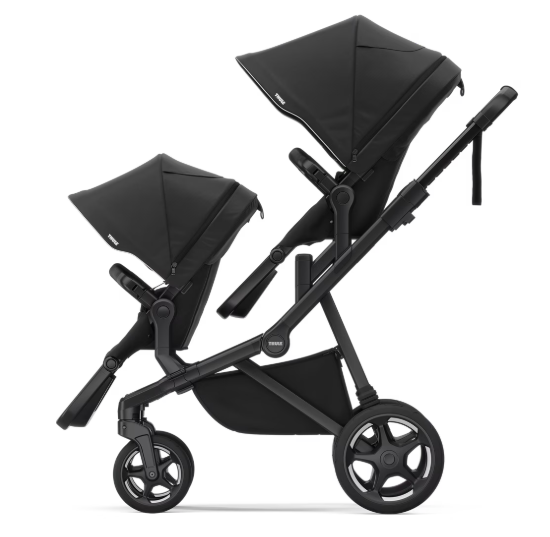Thule Sleek 2 Stadskinderwagen Met Reiswieg | Black On Black - PRE ORDER LEVERING VANAF JANUARI 2026