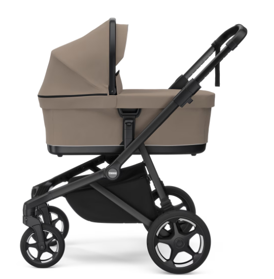 Thule Sleek 2 Stadskinderwagen Met Reiswieg | Tinted Taupe On Black - PRE ORDER LEVERING VANAF JANUARI 2026