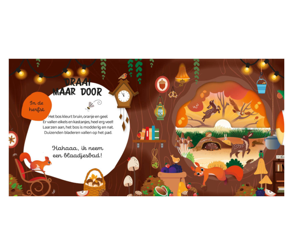 De Lantaarn Voorleesboek Draai maar door | In het bos