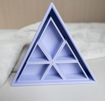 Grennn Inlegdriehoekje 'mandigo' Pastel Paars