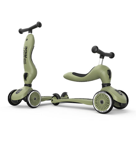 Scoot and Ride Highwaykick 1 in Olive, productfoto 3