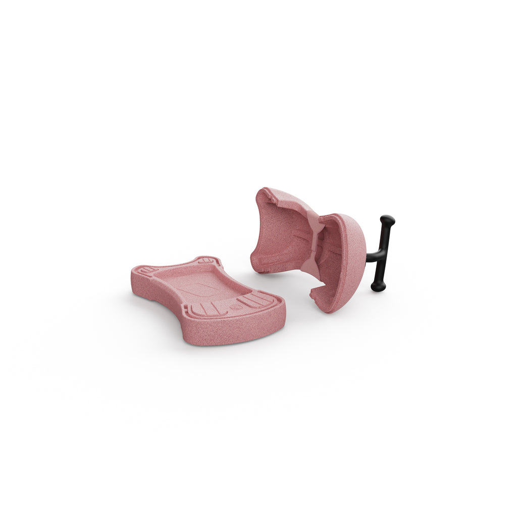 Scoot and Ride My First Baby Walker in Rose met losse bodemplaat en glijders