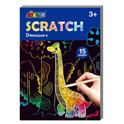 Avenir Scratch Knutselset Kras | Dino