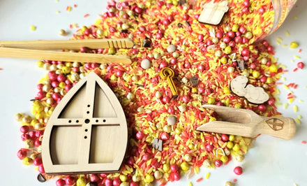 SensoryFun Speelrijst Mix PourAndPlay 1.2kg | Sinterklaas