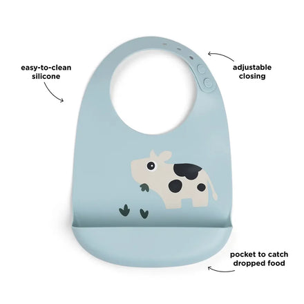 Done By Deer Silicone Slab Dotti Blue