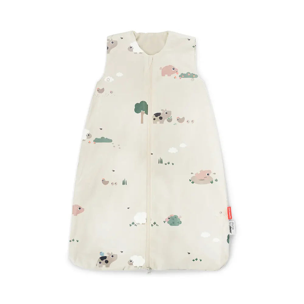 Done By Deer Slaapzak TOG1.0 Tiny Farm Sand 70 Cm