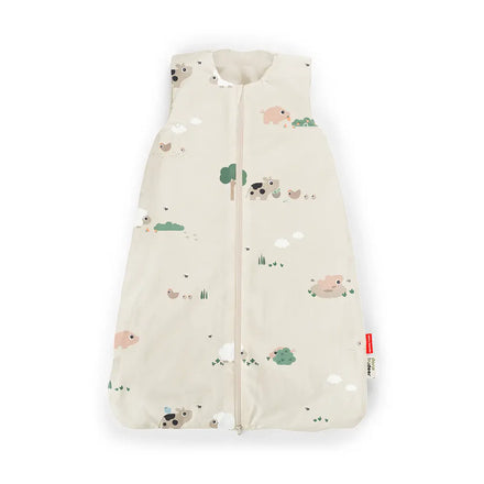 Done By Deer Slaapzak TOG2.5 Tiny Farm Sand 90 Cm