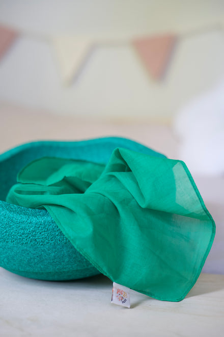 Pit & Play Regenboog Speeldoek 48x48cm | Groen