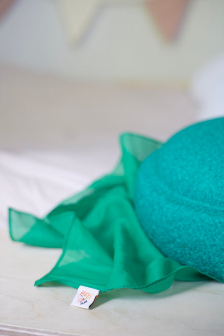 Pit & Play Regenboog Speeldoek 48x48cm | Groen