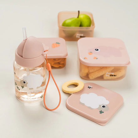 Done By Deer Drinkfles Met Rietje Tiny Farm Powder