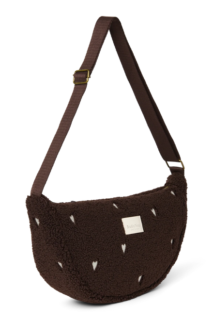 Studio Noos Adult Fanny Pack | Chocolate Teddy Hearts