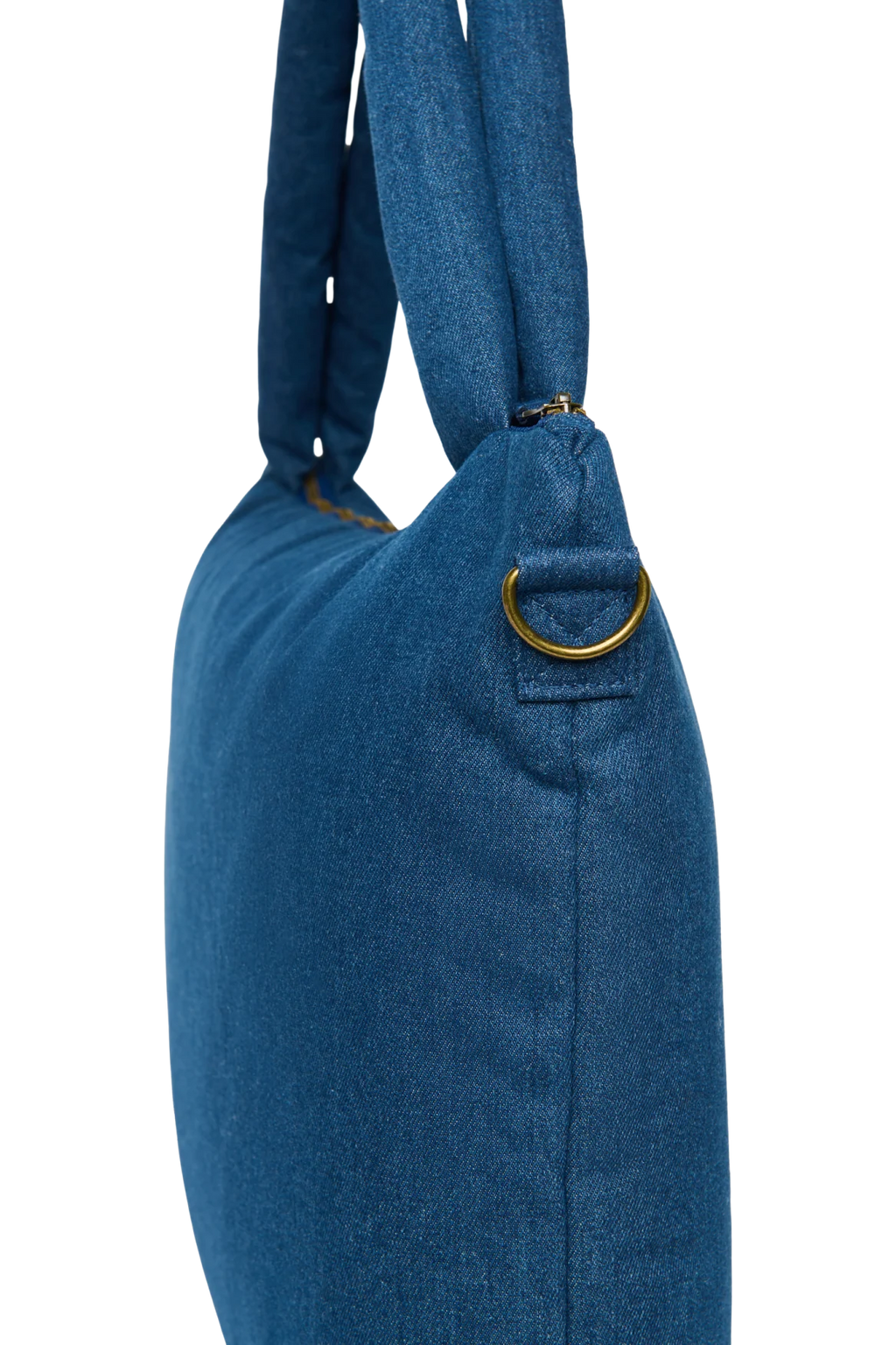 Studio Noos luiertas donkerblauwe denim met meerdere opbergvakken, verzorging bij De Gele Flamingo