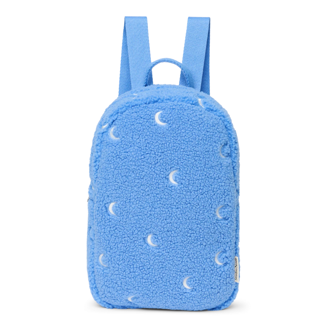 Studio Noos Mini Rugzakje | Lichtblauw Teddy Moons