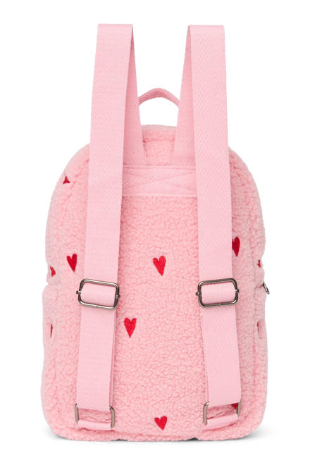 Studio Noos Mini Rugzakje | Lichtroze Teddy Hearts