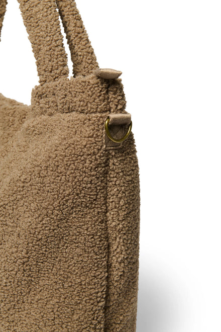 Studio Noos Brown Teddy Diaper Bag Luiertas Met Rits