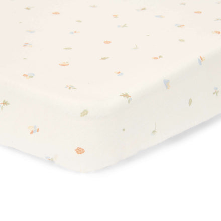 * Little Dutch Hoeslaken 1-Persoons Forest Treasures | Wit