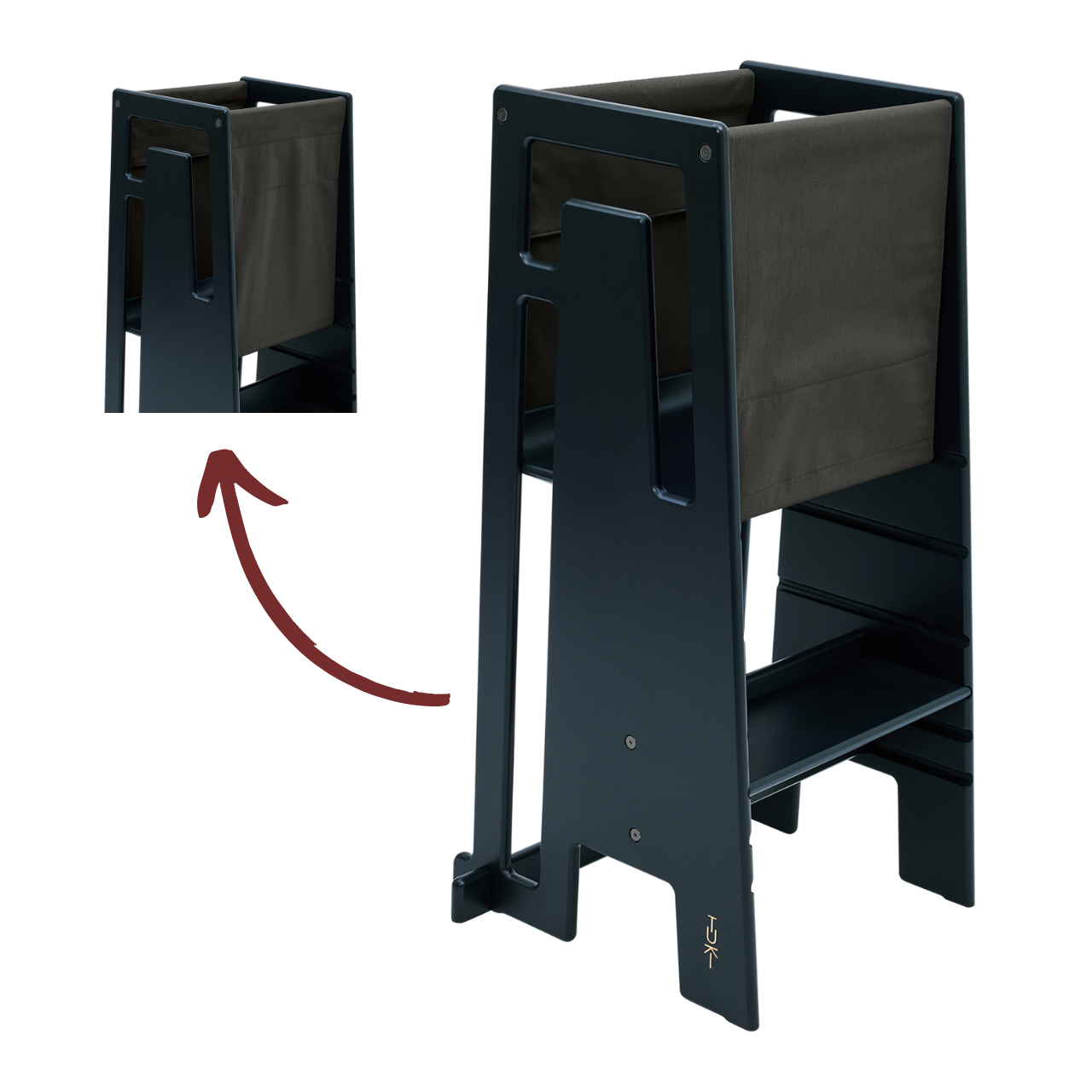 Tuki Discovery Cloth Voor Leertoren | Dark Olive