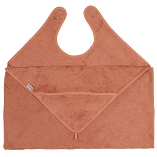 Timboo Badcape Ouder/Baby Bamboo 98x104cm | Sunrise Orange