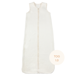 * Timboo Zomerslaapzak Bamboe 110cm | Daisy White