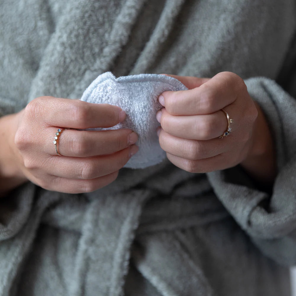 Timboo Herbruikbare Wattenschijfjes Set 12 | Riviera Blue