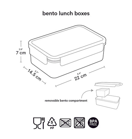 A Little Lovely Company Bento Lunchbox | Ijsjes