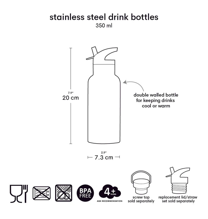 A Little Lovely Company Stainless Steel Drinkfles | Ijsjes
