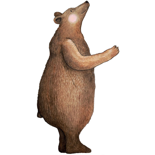 Hartendief muursticker | Grote Beer 96cm