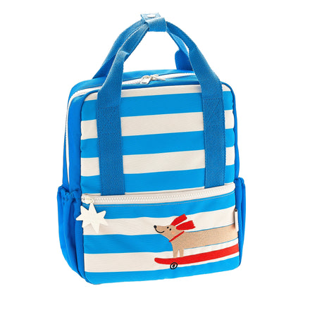 The Cotton Cloud kinderrugzak Woof Gang met hondenprint uit gerecycled PET