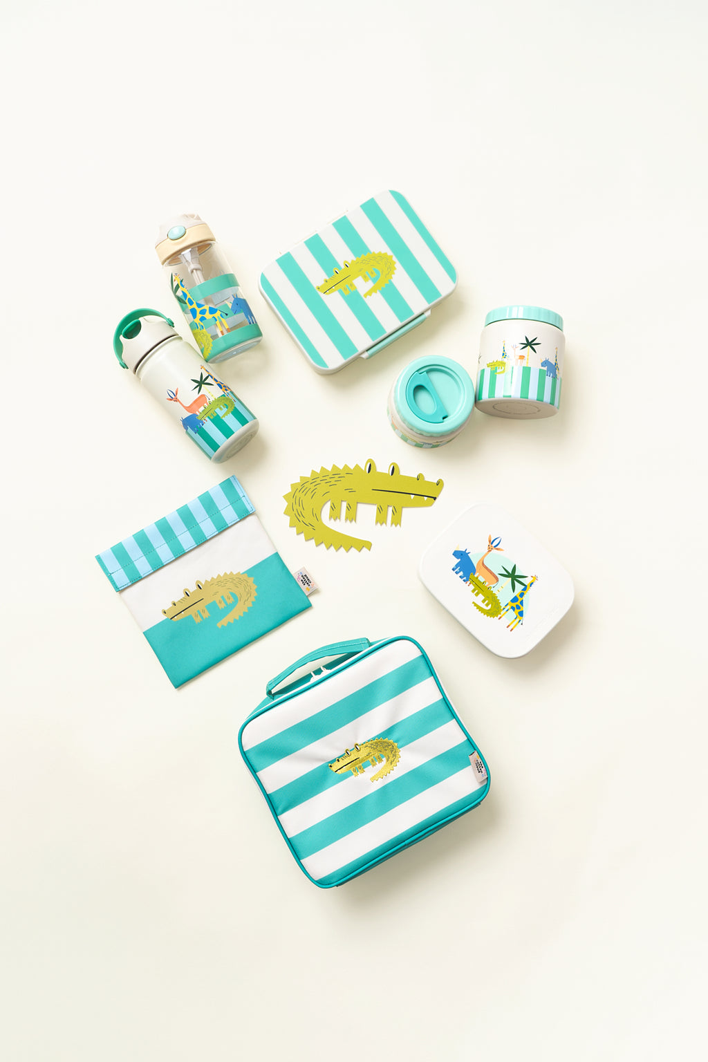 The Cotton Cloud RVS Lunchbox | Croc Rock
