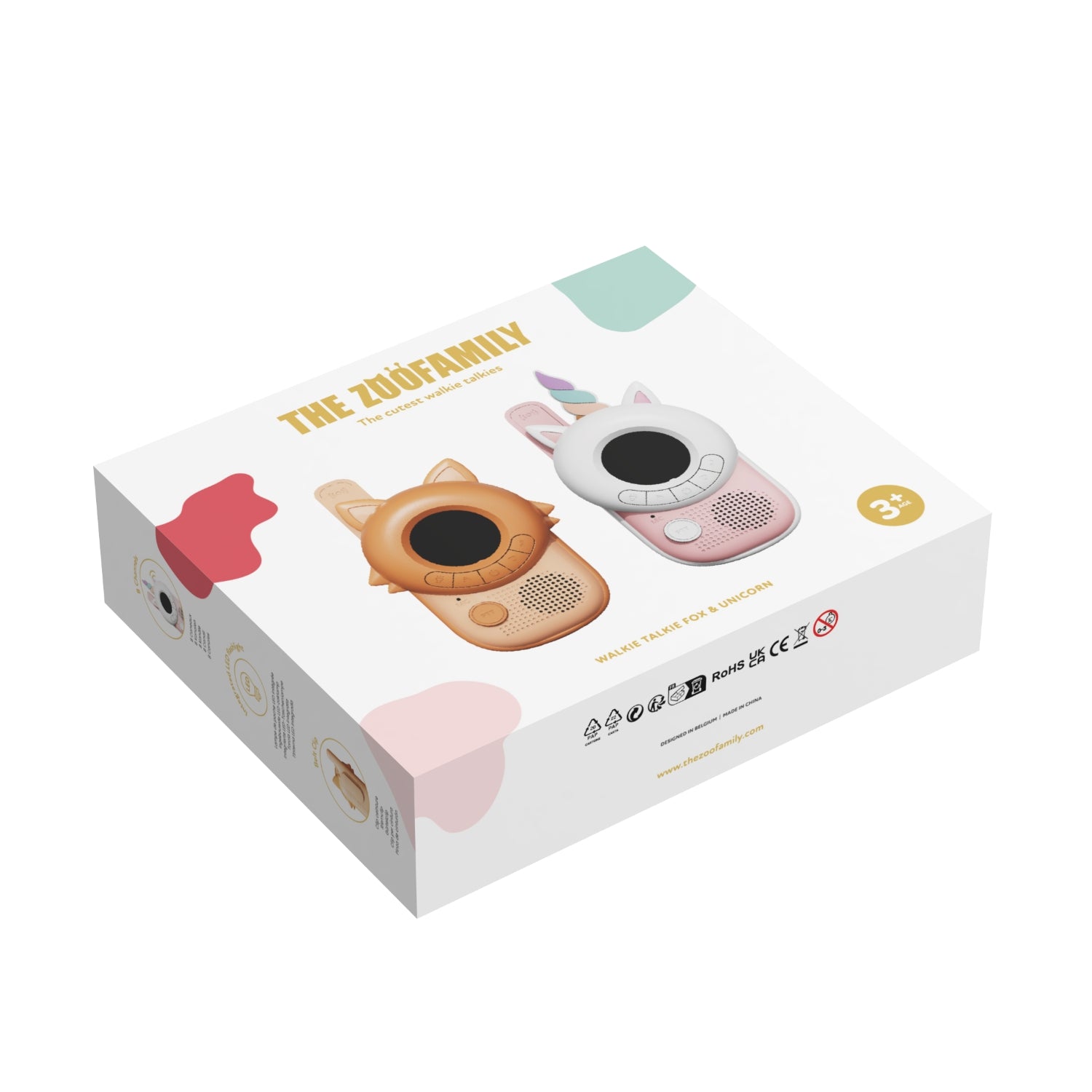 The Zoofamily Zoo walkie talkie | Unicorn - Fox