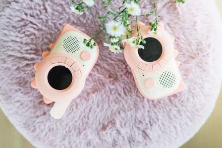 The Zoofamily Zoo walkie talkie | Dino Pink