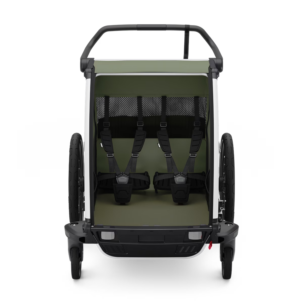 Thule Chariot Lite Dubbelzit Fietskar | Vintage Groen