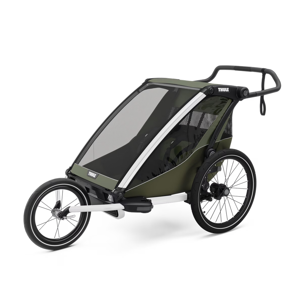 Thule Chariot Lite Dubbelzit Fietskar | Vintage Groen