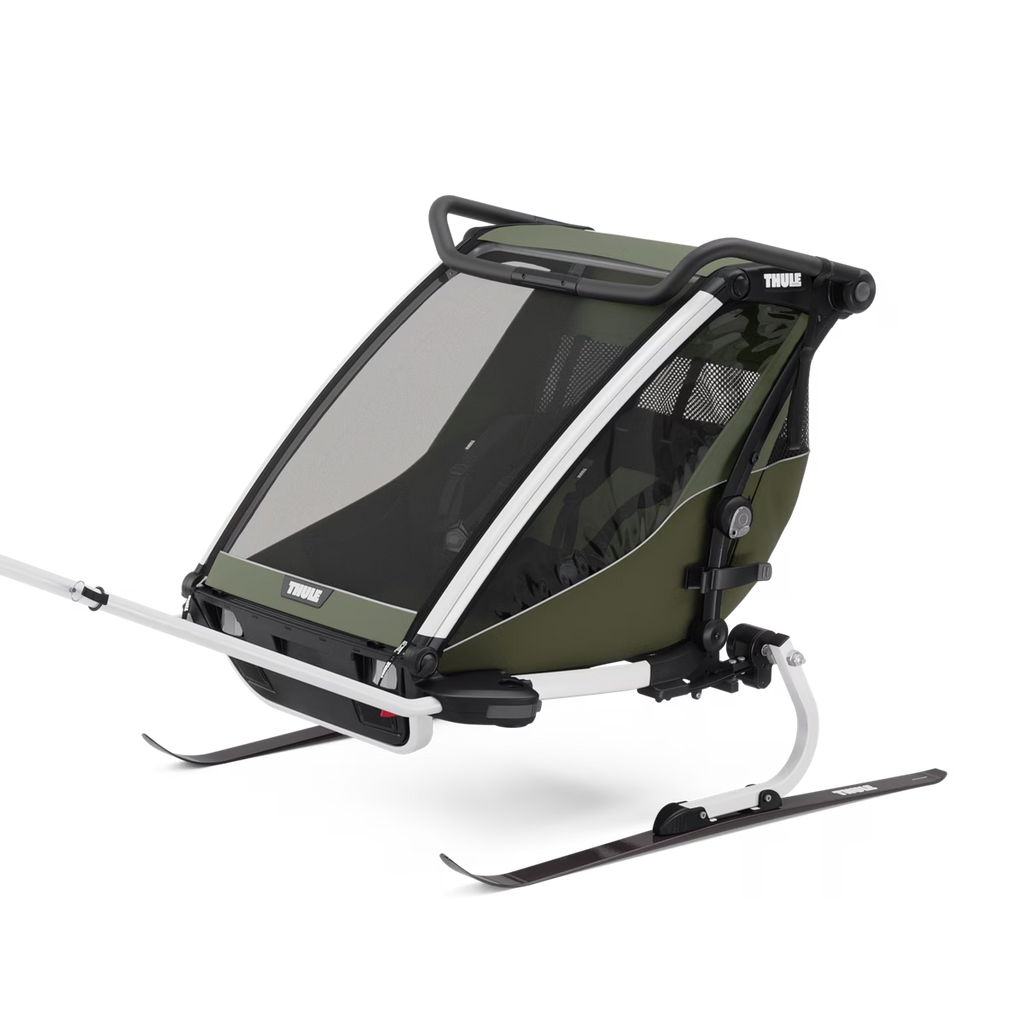 Thule Chariot Lite Dubbelzit Fietskar | Vintage Groen