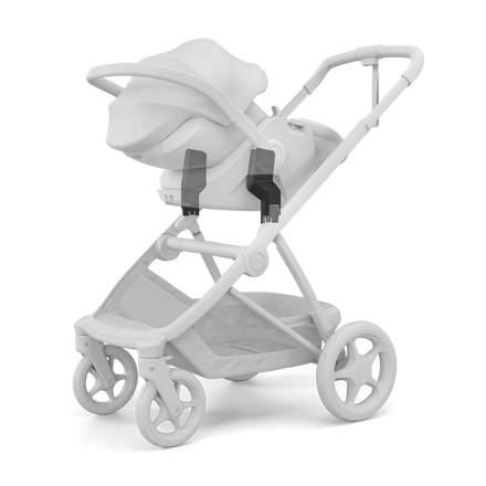 Thule Charm autostoel adapters zwart, passend op autostoelen tot 13 kg, bij De Gele Flamingo